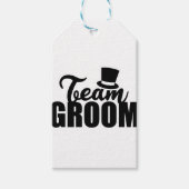Bachelor Party Team Groom Top Hat - Cadeauidee Cadeaulabel (Voorkant)
