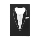 Bachelor party ticket creditkaart flessenopener (Achterkant)