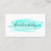 Bachelor Party Ticket waterverf-penseelbedekking (Voorkant)