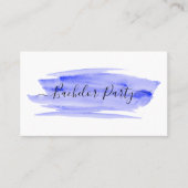 Bachelor Party Ticket waterverf-penseelbedekking (Voorkant)