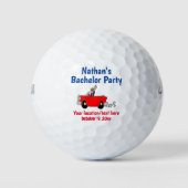 Bachelor Party Trip Weddenschap Favor Golfballen (Voorkant)