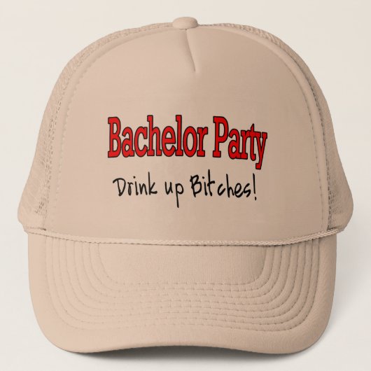 Bachelor Party Trucker Pet (Voorkant)
