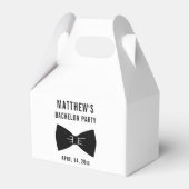 Bachelor Party Tuxedo Bow Stropdas Weddenschap Bedankdoosjes (Voorkant Zijde)