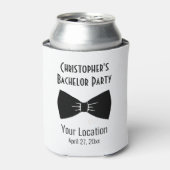 Bachelor Party Tuxedo Bow Stropdas Weddenschap Blikjeskoeler (Blikje Voorkant)