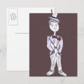 Bachelor Party Tuxedo Groom Briefkaart (Voorkant / Achterkant)