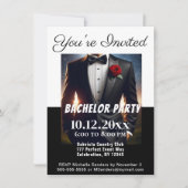 Bachelor Party Tuxedo Kaart (Voorkant)