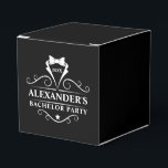 Bachelor Party Tuxedo Stropdas Black Bedankdoosjes<br><div class="desc">Bachelor Party Tuxedo Stropdas Black Gift Box of Favor Box</div>