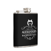 Bachelor Party Tuxedo Stropdas Black Heupfles (Rechts)