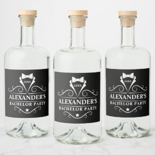 Bachelor Party Tuxedo Stropdas Black Likeurfles Etiket