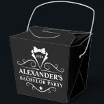 Bachelor Party Tuxedo Stropdas Black Takeout Bedankdoosjes<br><div class="desc">Bachelor Party Tuxedo Stropdas Black Gift Box of Favor Box - Opnamestijl</div>