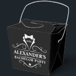Bachelor Party Tuxedo Stropdas Black Takeout Bedankdoosjes<br><div class="desc">Bachelor Party Tuxedo Stropdas Black Gift Box of Favor Box - Opnamestijl</div>