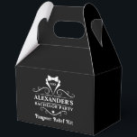 Bachelor Party Tuxedo Stropdas Hangover Black Bedankdoosjes<br><div class="desc">Bachelor Party Tuxedo Stropdas Black Hangover Relief Kit Gift Box of Favor Box - Gable Style</div>