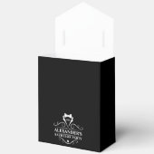 Bachelor Party Tuxedo Stropdas zwart-wit Bedankdoosjes (Open)