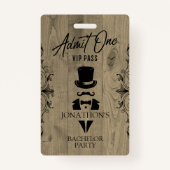 Bachelor Party  Tuxedo VIP-badge Badge (Voorkant)