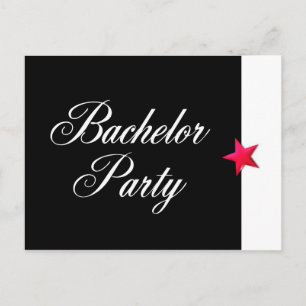 Bachelor Party Uitnodiging Briefkaart