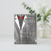 Bachelor Party-uitnodiging Briefkaart (Staand voorkant)