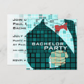 Bachelor Party-uitnodiging Kaart (Voorkant / Achterkant)