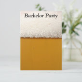 Bachelor Party-uitnodiging Kaart (Staand voorkant)