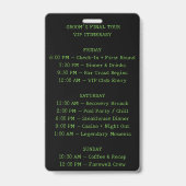 Bachelor Party VIP Badge Backstage Pass (Achterkant)