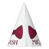 Bachelor Party Weddenschap Groom Bow Stropdas Stro Feesthoedjes (Achterkant)