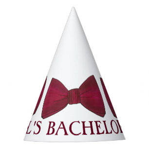 Bachelor Party Weddenschap Groom Bow Stropdas Stro Feesthoedjes
