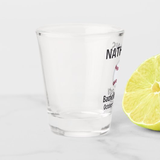Bachelor Party Weddenschap voor honkbal Shot Glas (Links)