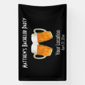 Bachelor Party Weddenschappen Betere Beters Black Spandoek (Verticaal)