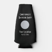 Bachelor Party Weddenschappen voor beierschaafjes Flesjeskoeler (Voorkant)