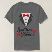 Bachelor party Wedding Brother of the Groom Gift 2 T-shirt (Design voorkant)