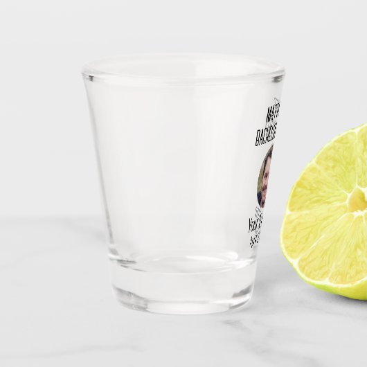 Bachelor Party Wedding Favor Groom Foto Shot Glas (Links)