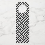 Bachelor party wijn flessenhanger<br><div class="desc">Bachelor party zwart-wit wijnfleslabel. Elegante zwart-wit afdruk bachelor wijnfleslabel. Bekijk de rest van de collectie voor prachtige huisdecoratie.</div>