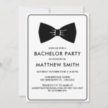 Bachelor Party Zwart Tuxedo Bow Stropdas Bruiloft