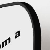 bachelor QR-scan om bruidegom een drink-bruidsjonk Pickleball Paddle (Links Detail)