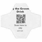 bachelor QR-scan om bruidegom een drink-bruidsjonk Voetbal (Enkel)