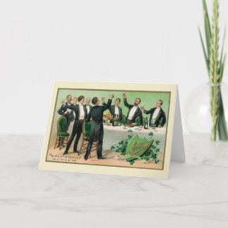 Bachelor Saint Patrick's Day-feest Kaart