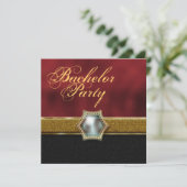 Bachelor stag kaart (Staand voorkant)