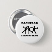 Bachelor Support Team Ronde Button 5,7 Cm (Voorkant /achterkant)