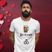 Bachelor T-shirt - 'Koop me een biertje, het einde