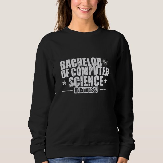 Bachelor van de computerwetenschap trui (Voorkant)