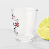 Bachelor - Vegas Style - Rood Shot Glas (Rechts)