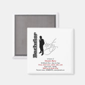 Bachelor vrijgezellenfeest formeel elegant magneet (Voorkant / Achterkant)
