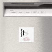 Bachelor vrijgezellenfeest formeel elegant magneet (Insitu (Vaatwasser))