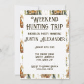 Bachelor Weekend Jacht Trip Stag Uitnodiging (Achterkant)