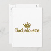 Bacheloretkroon Briefkaart (Voorkant / Achterkant)