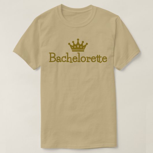 Bacheloretkroon T-shirt (Design voorkant)