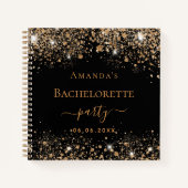 Bacheloretpartij in het Guest Book-party zwarte go Notitieboek (Voorkant)