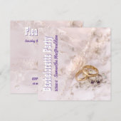 Bacheloretpartij voor bruiloft kaart (Voorkant / Achterkant)
