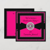 BACHELORETTE ARTIJ INVITE KAART (Voorkant / Achterkant)