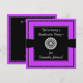 BACHELORETTE ARTIJ INVITE KAART (Voorkant / Achterkant)