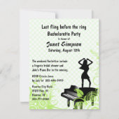 Bachelorette Bachelorette: Groen en wit Kaart (Voorkant)